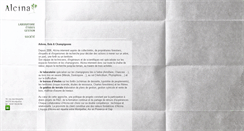 Desktop Screenshot of alcina.fr