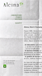 Mobile Screenshot of alcina.fr